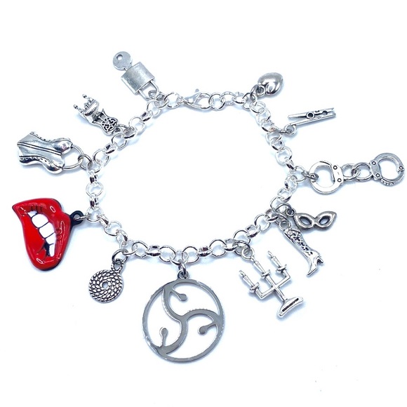 BDSM Charm Bracelet Dominatrix Kink - Picture 1 of 8